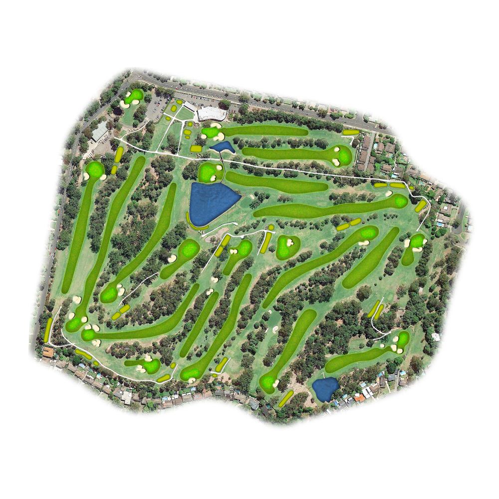 golf course green maps