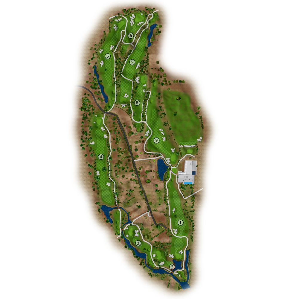 golf course green maps