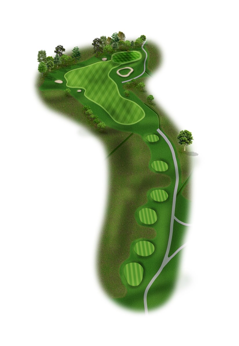 3D Golf Course Graphics