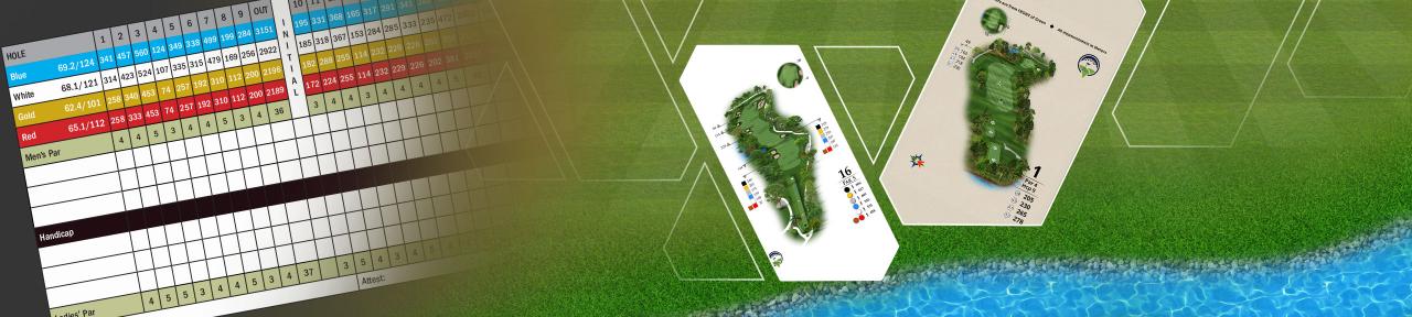 Golf Yardage Book